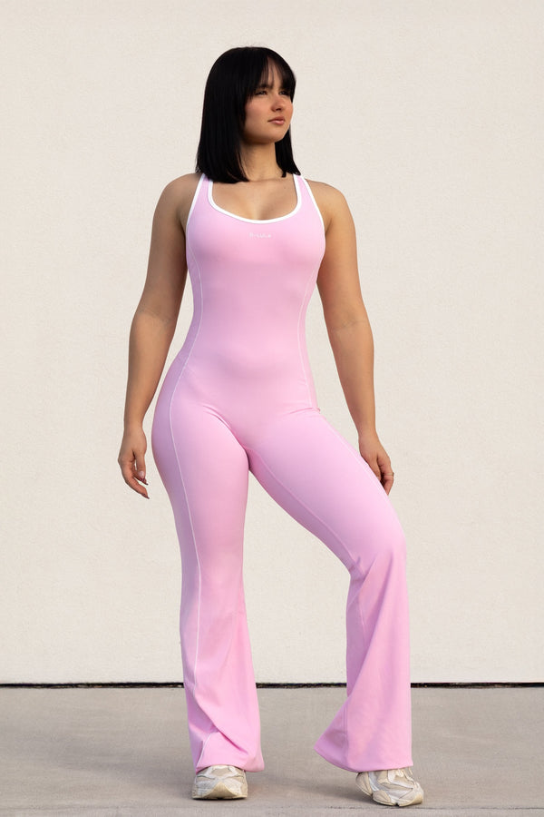 LINE JUMPSUIT PINK