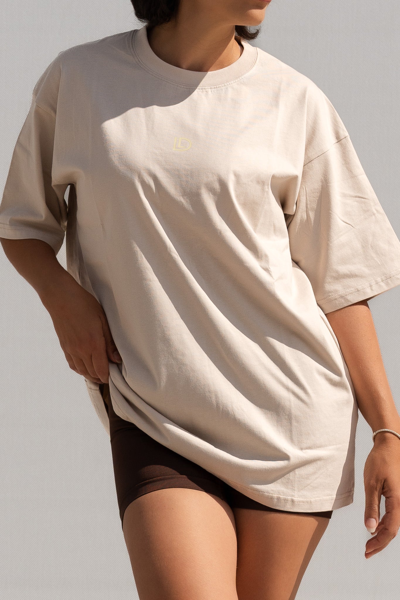 APRICOT T-SHIRT-OVERSIZED