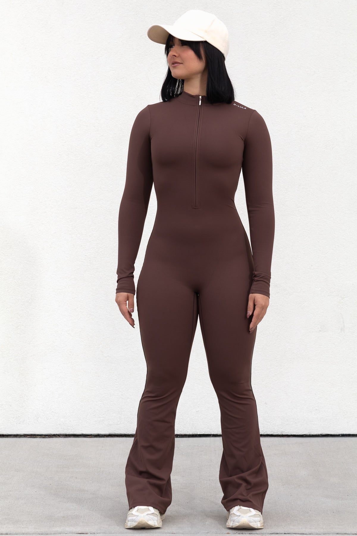 SCULPT JUMPSUIT in brown, image 8