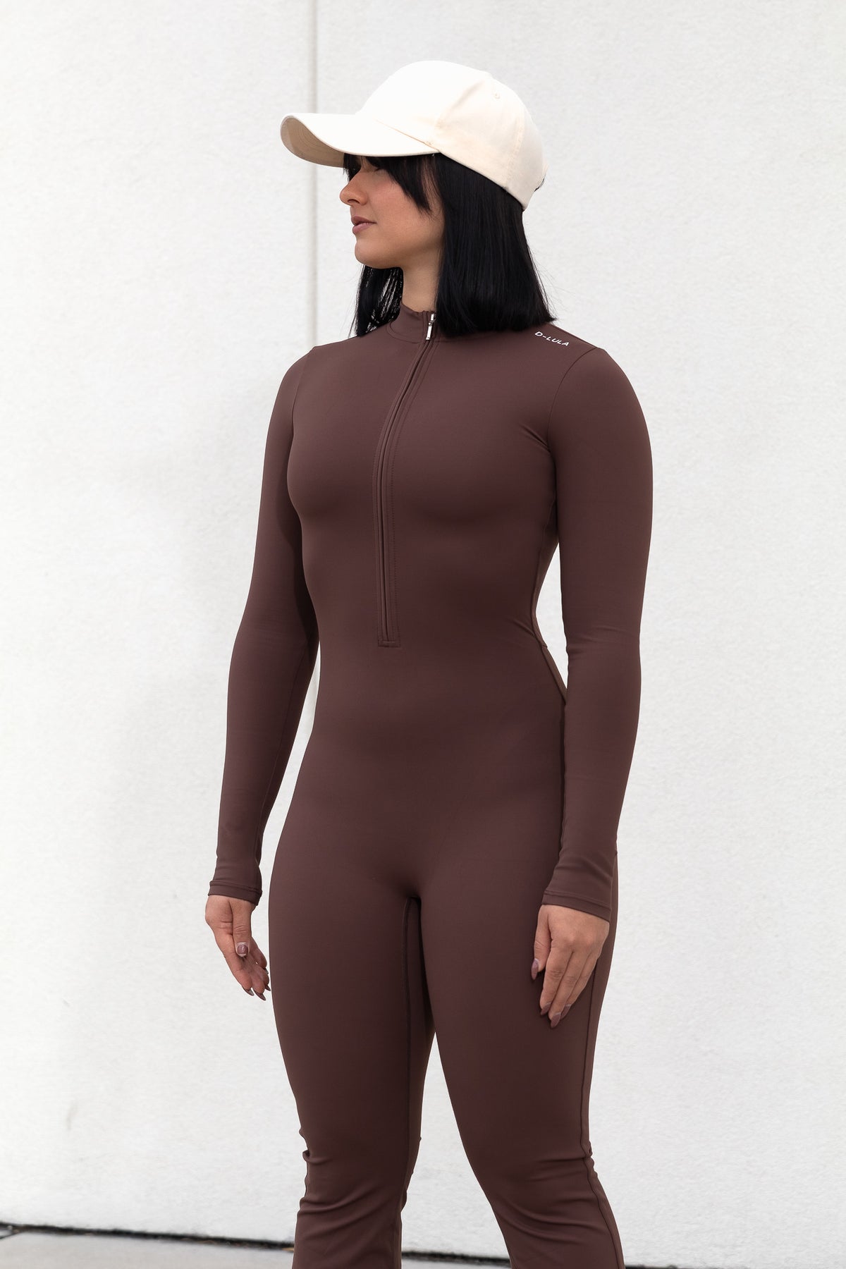 SCULPT JUMPSUIT in brown, image 7