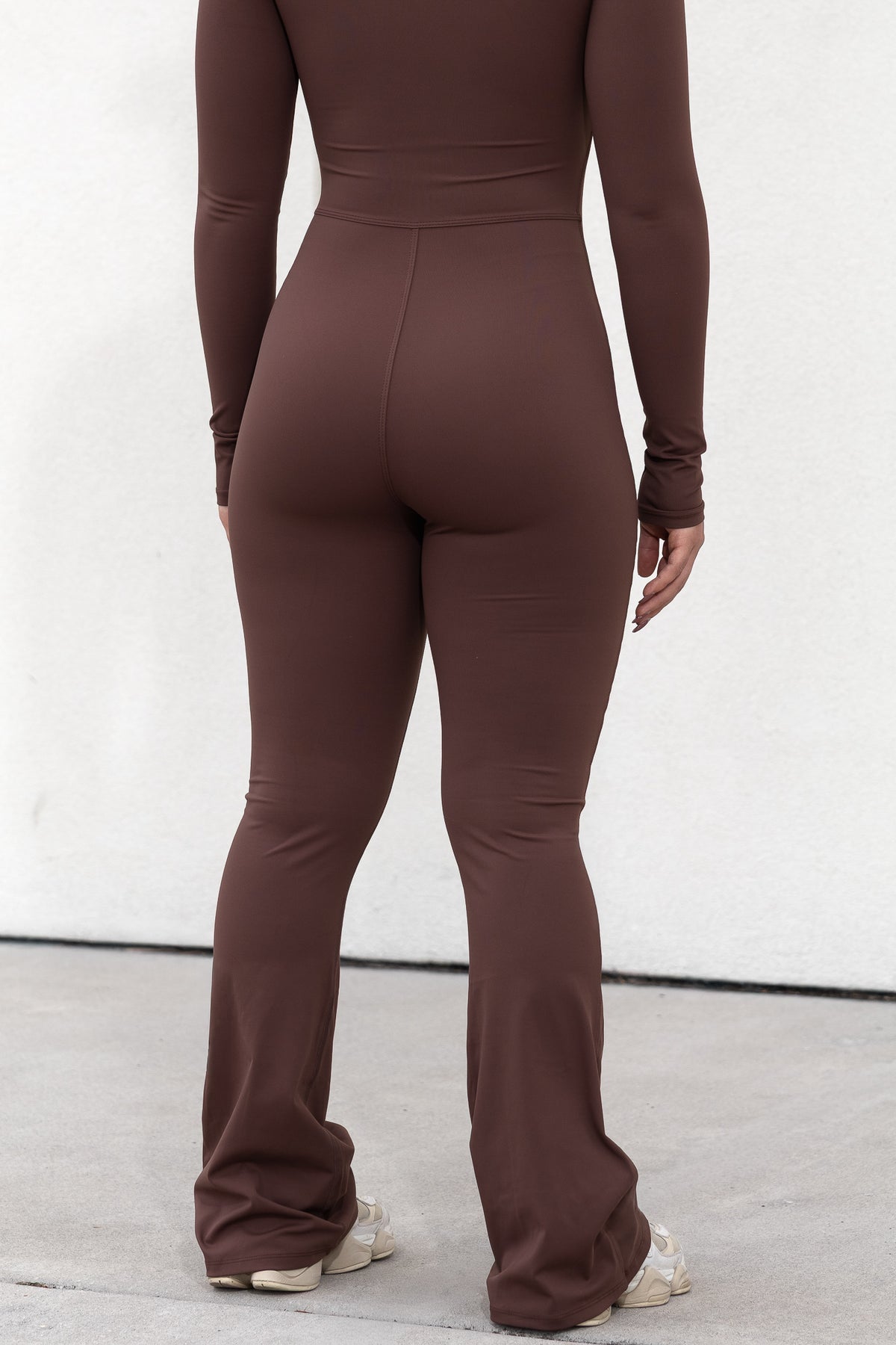 SCULPT JUMPSUIT in brown, image 4