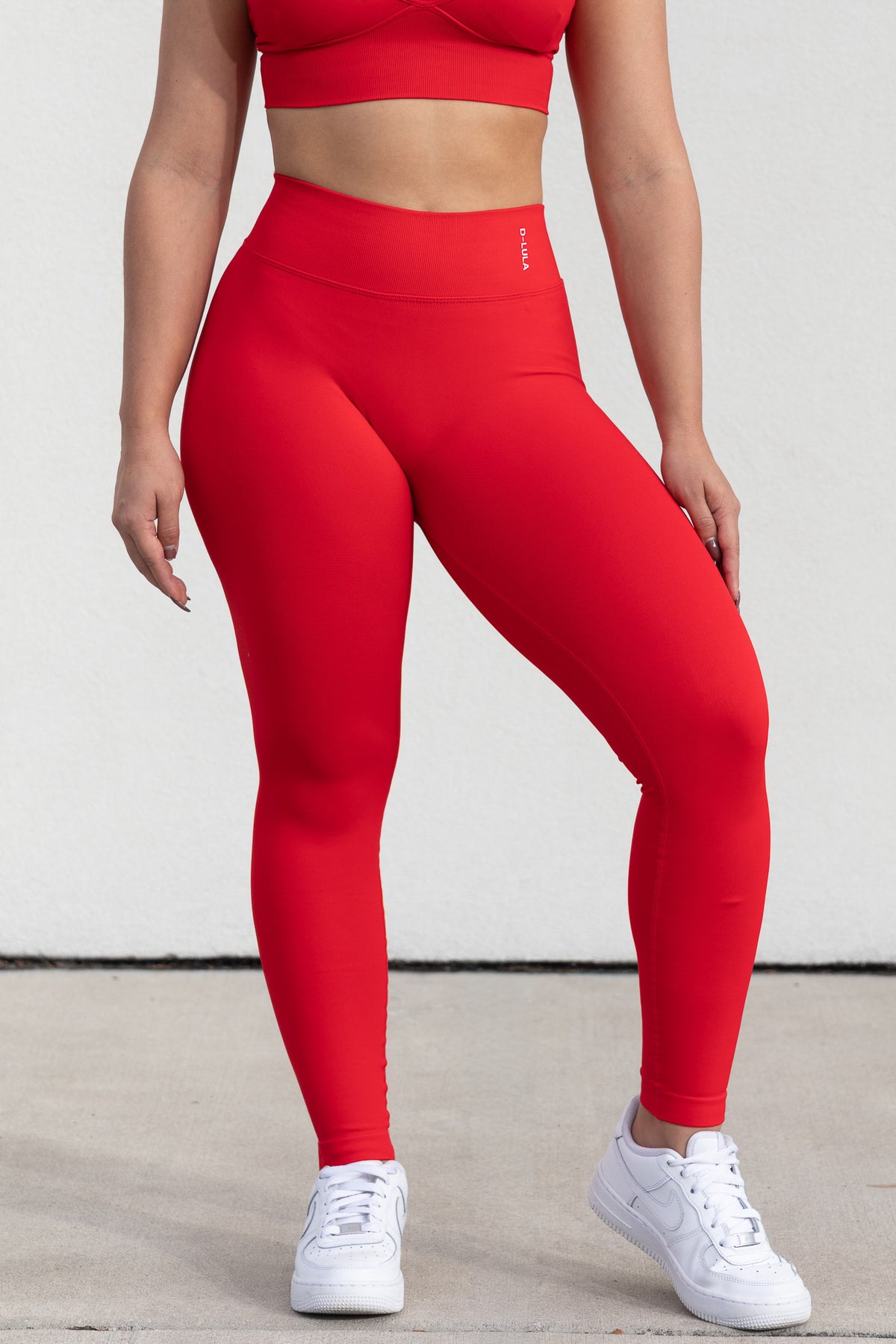 CURVE LEGGINGS in red, image 2