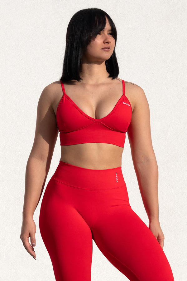 CURVE SPORTS BRA RED