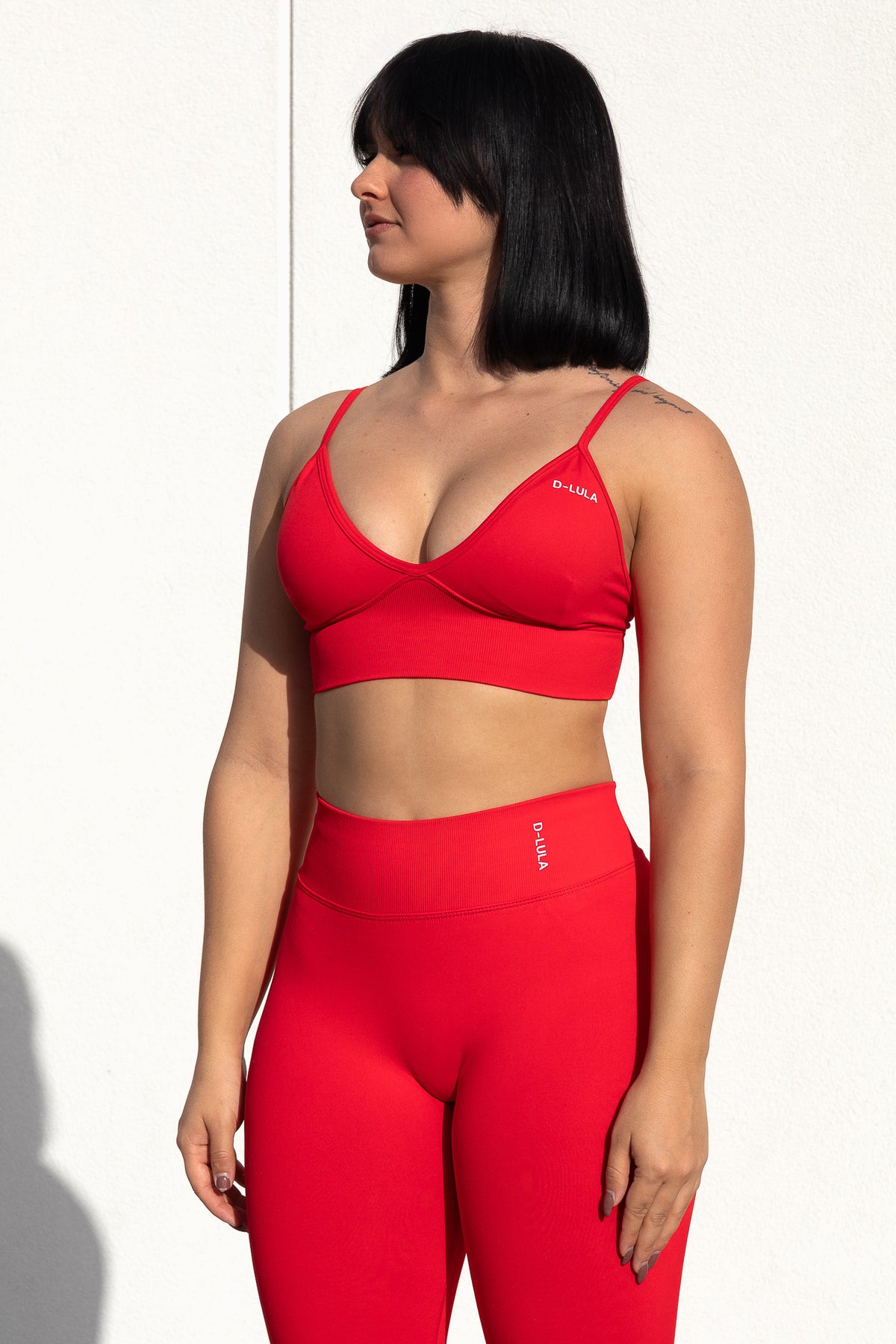 CURVE SPORTS BRA in red, image 4
