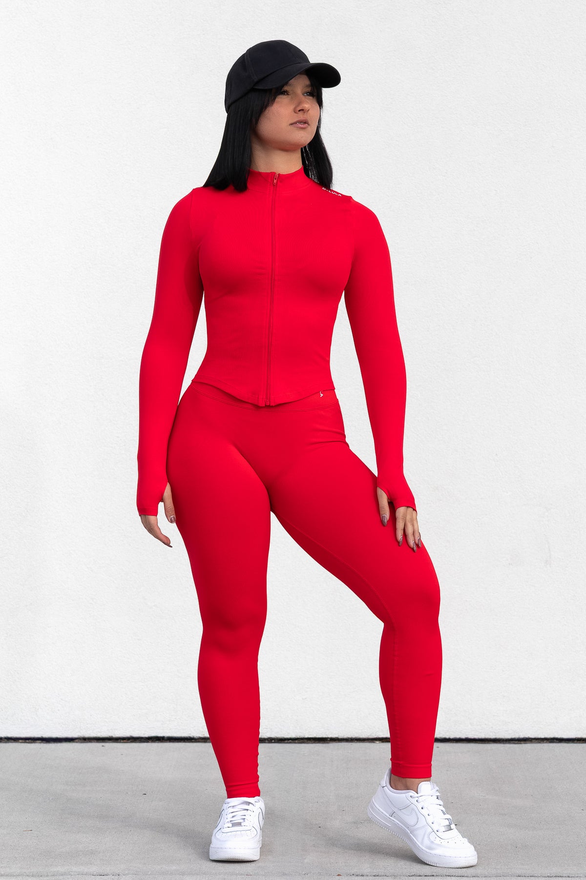 CURVE JACKET in red, image 3