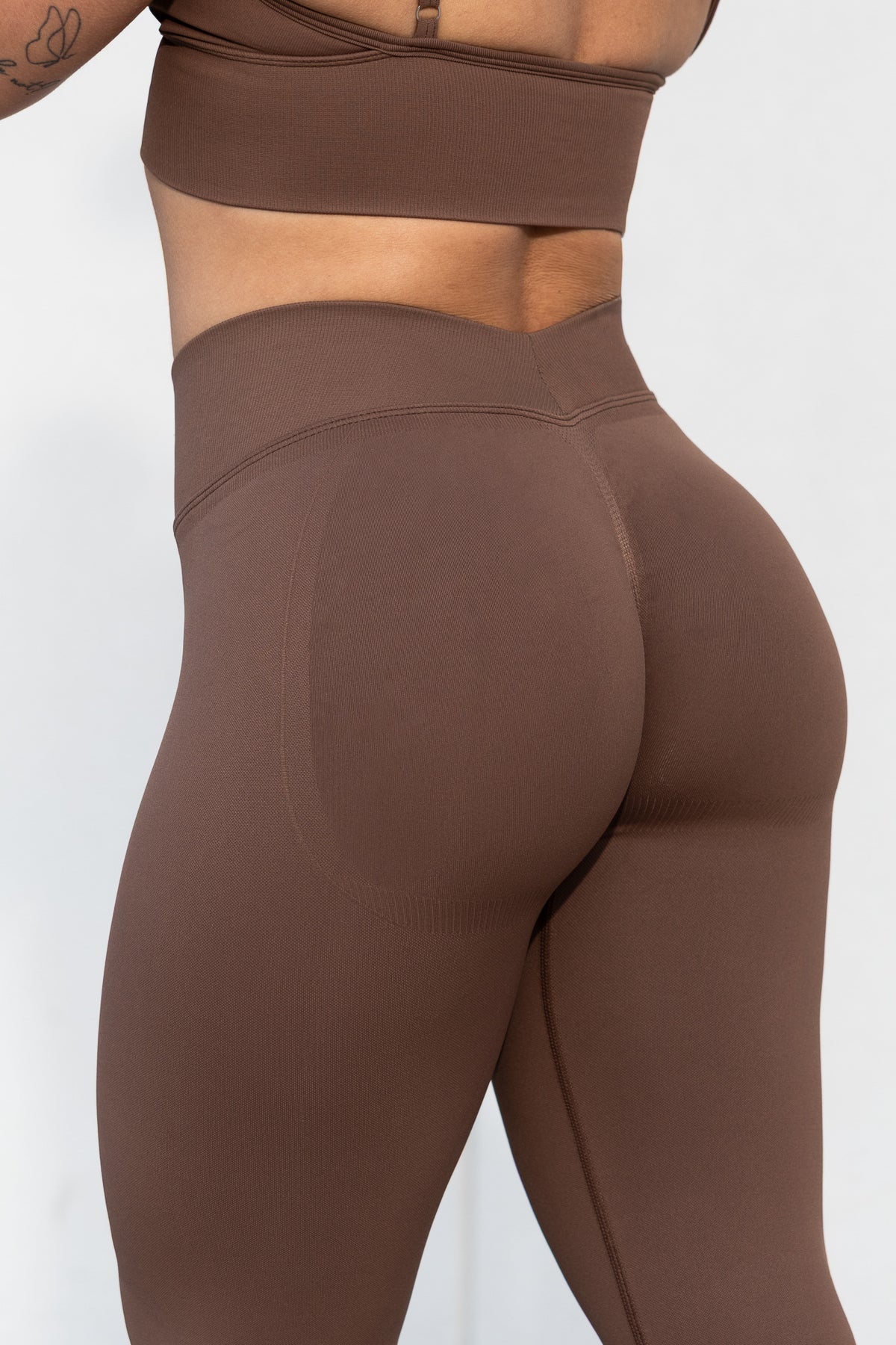 CURVE LEGGINGS in brown, image 3