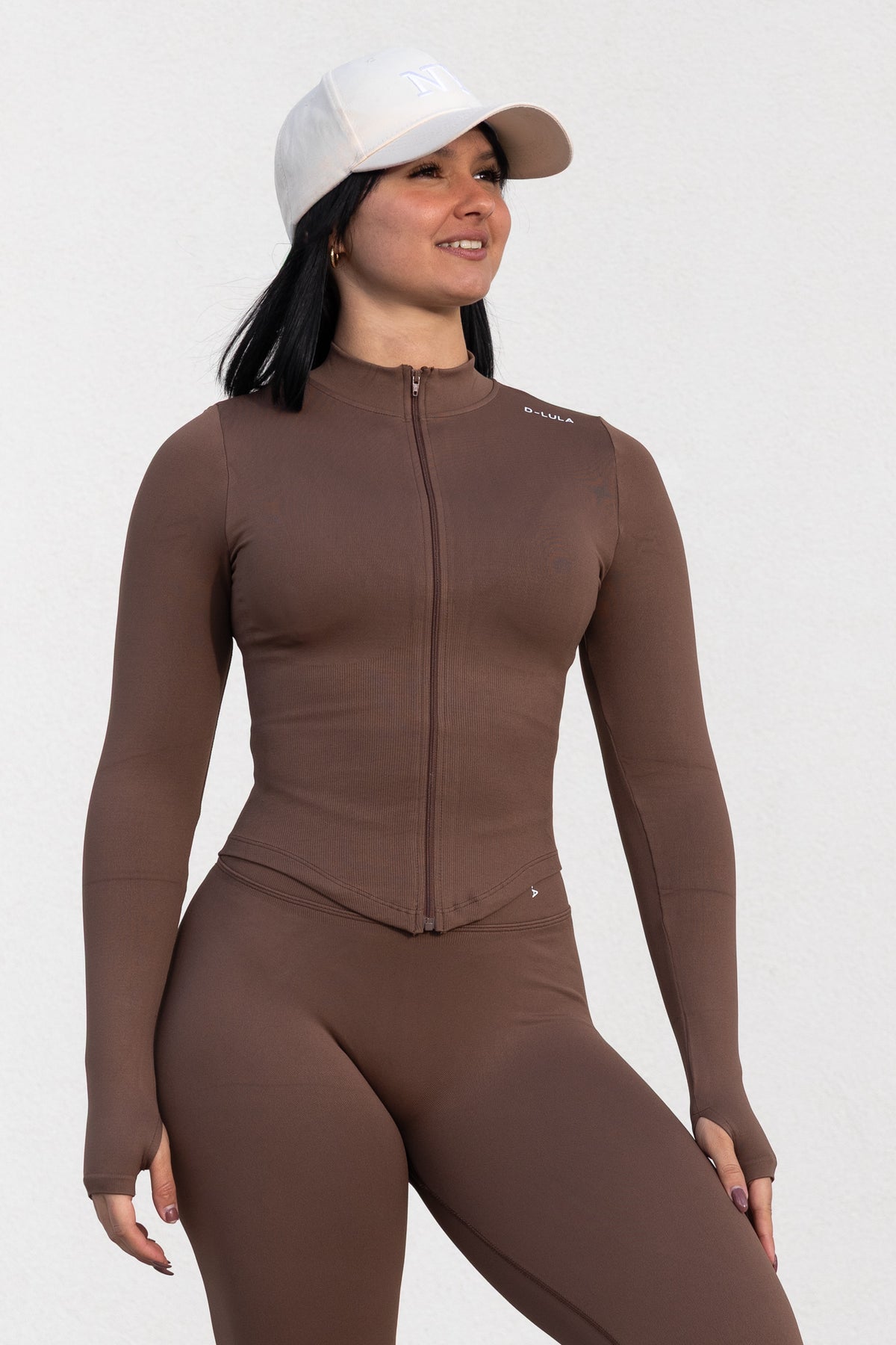 CURVE JACKET in brown