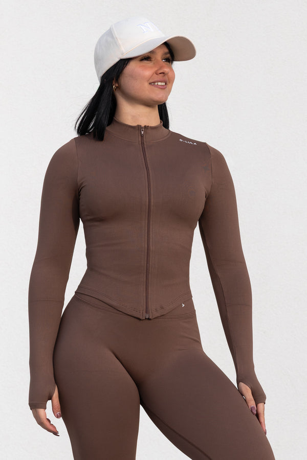 CURVE JACKET BROWN