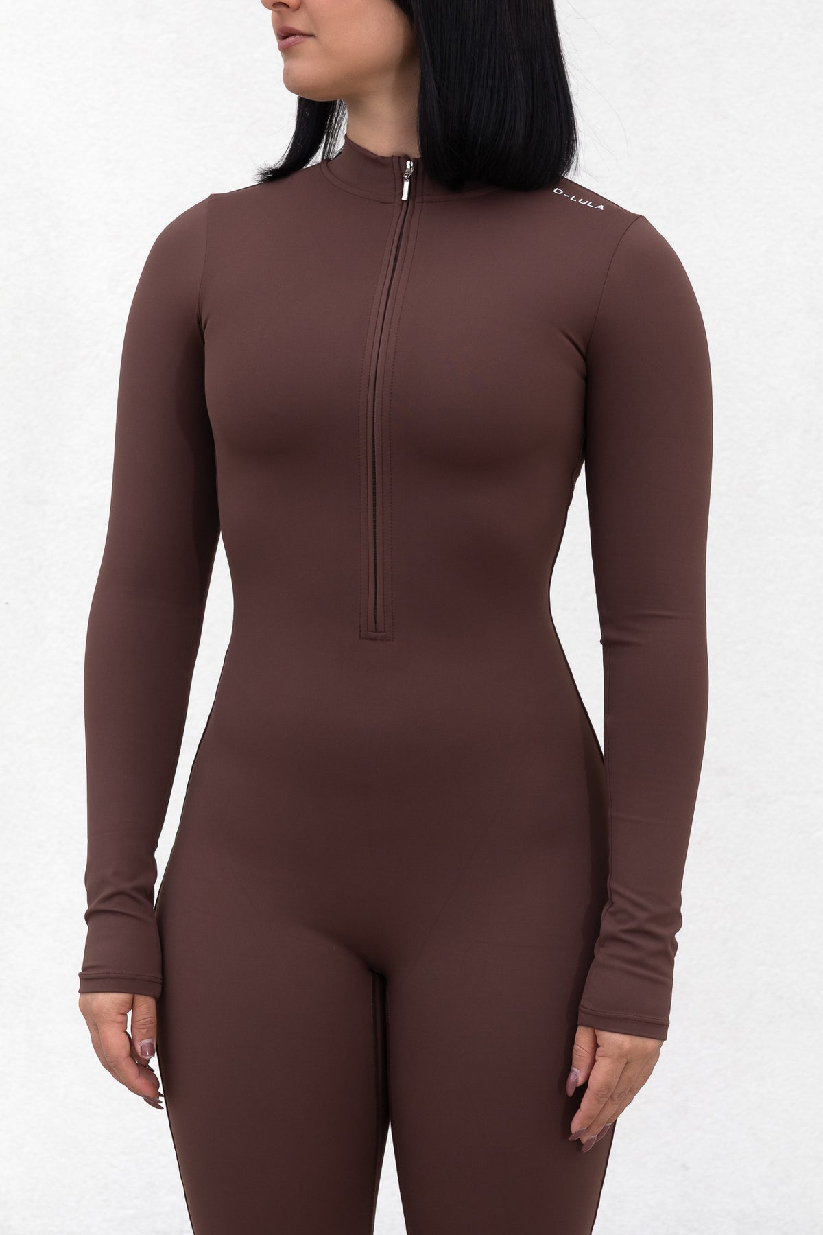 SCULPT JUMPSUIT in brown, image 9