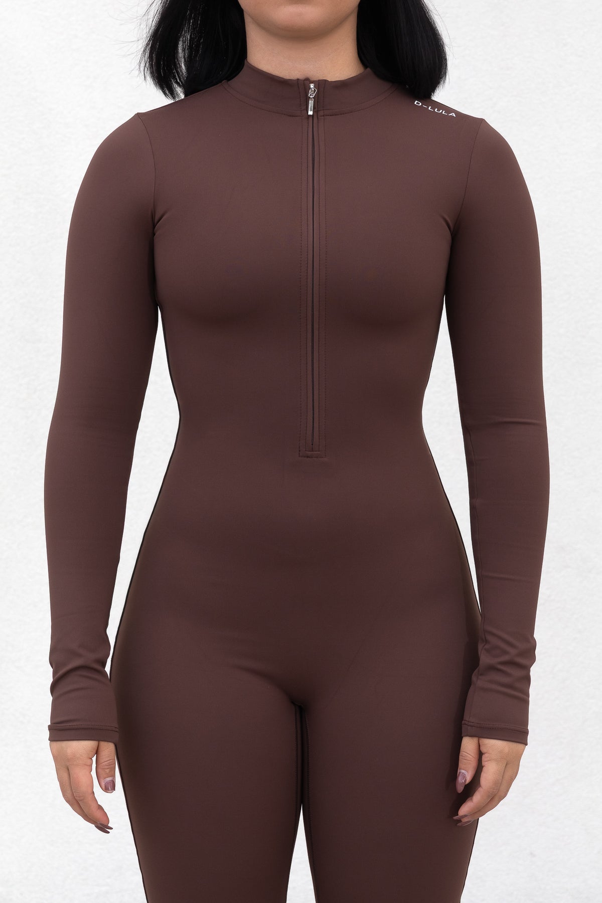SCULPT JUMPSUIT in brown, image 6