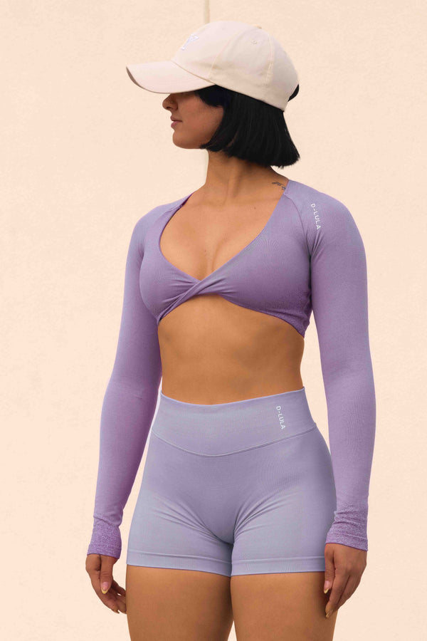 FIT-AURA TWIST FRONT LS LULA LILAC
