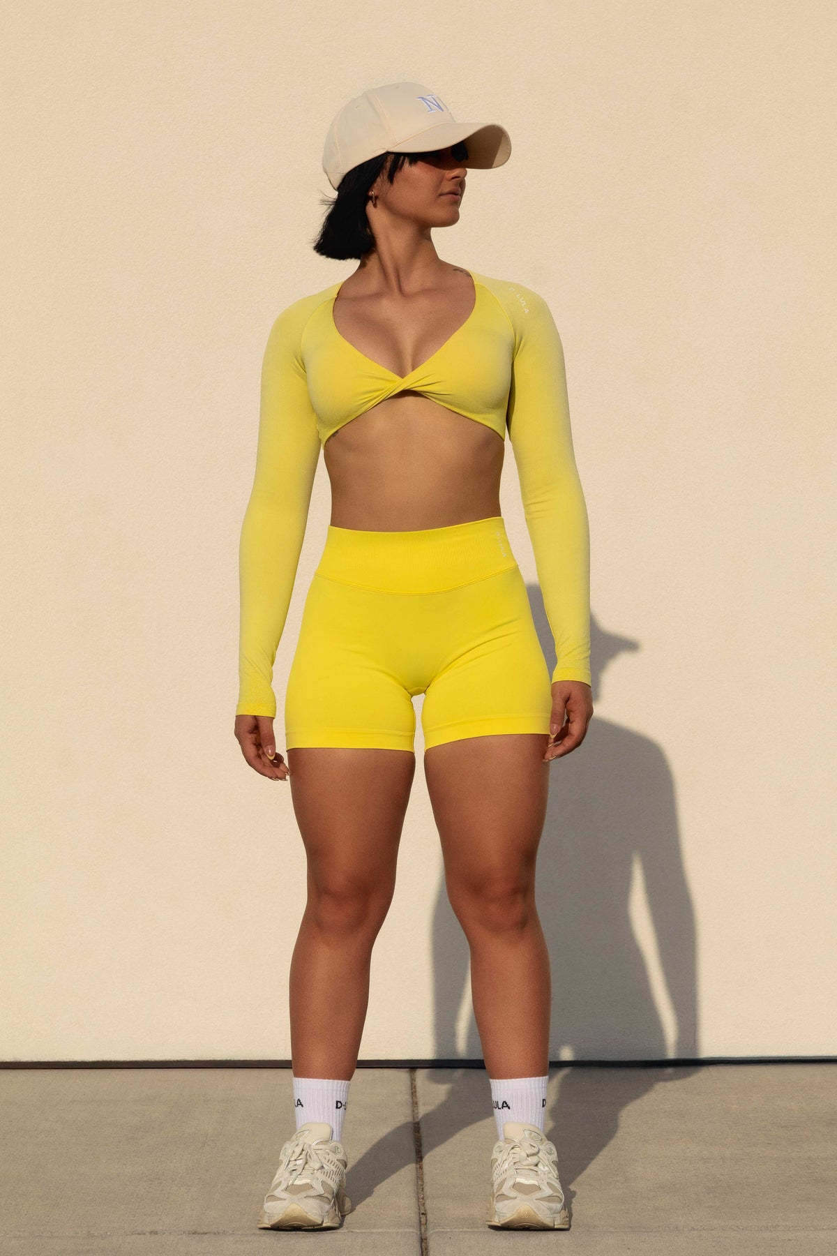 FIT-AURA TWIST FRONT LS in citrus, image 3