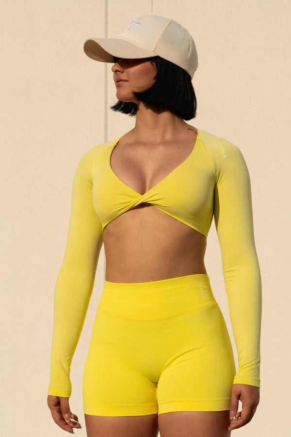 FIT-AURA TWIST FRONT LS CITRUS