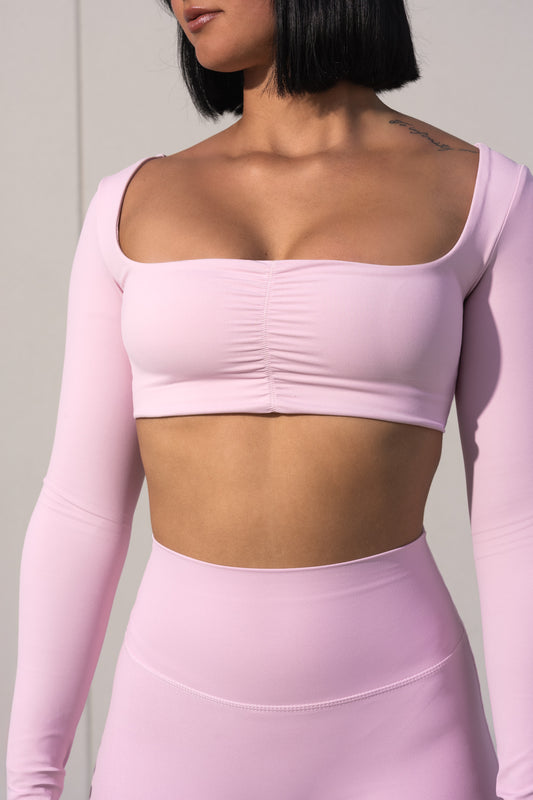 LUXE MOTION LS CROP TOP