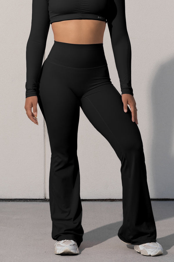 LUXE MOTION FLARE LEGGINGS BLACK