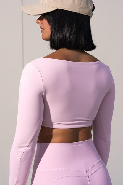 LUXE MOTION LS CROP TOP