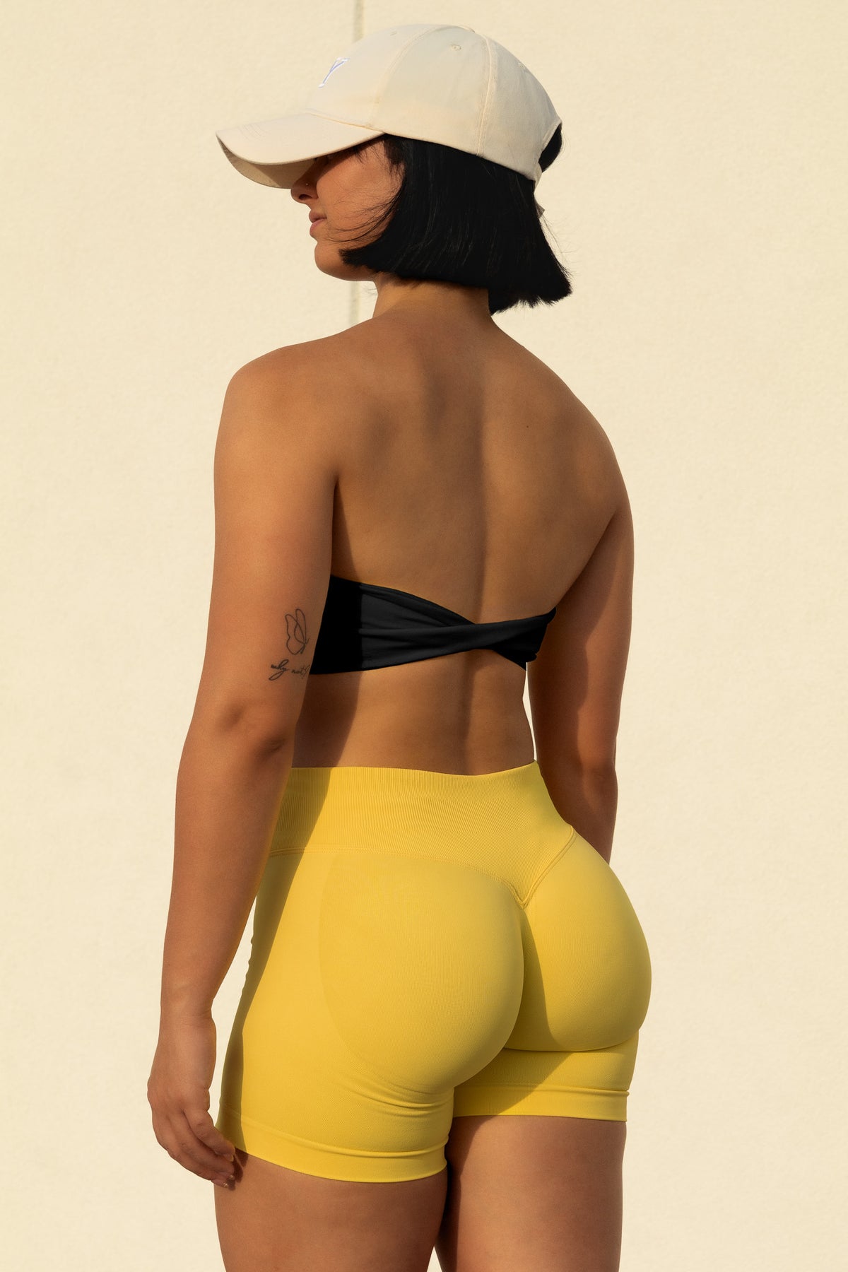 SHAPE SHORTS in honey, image 2