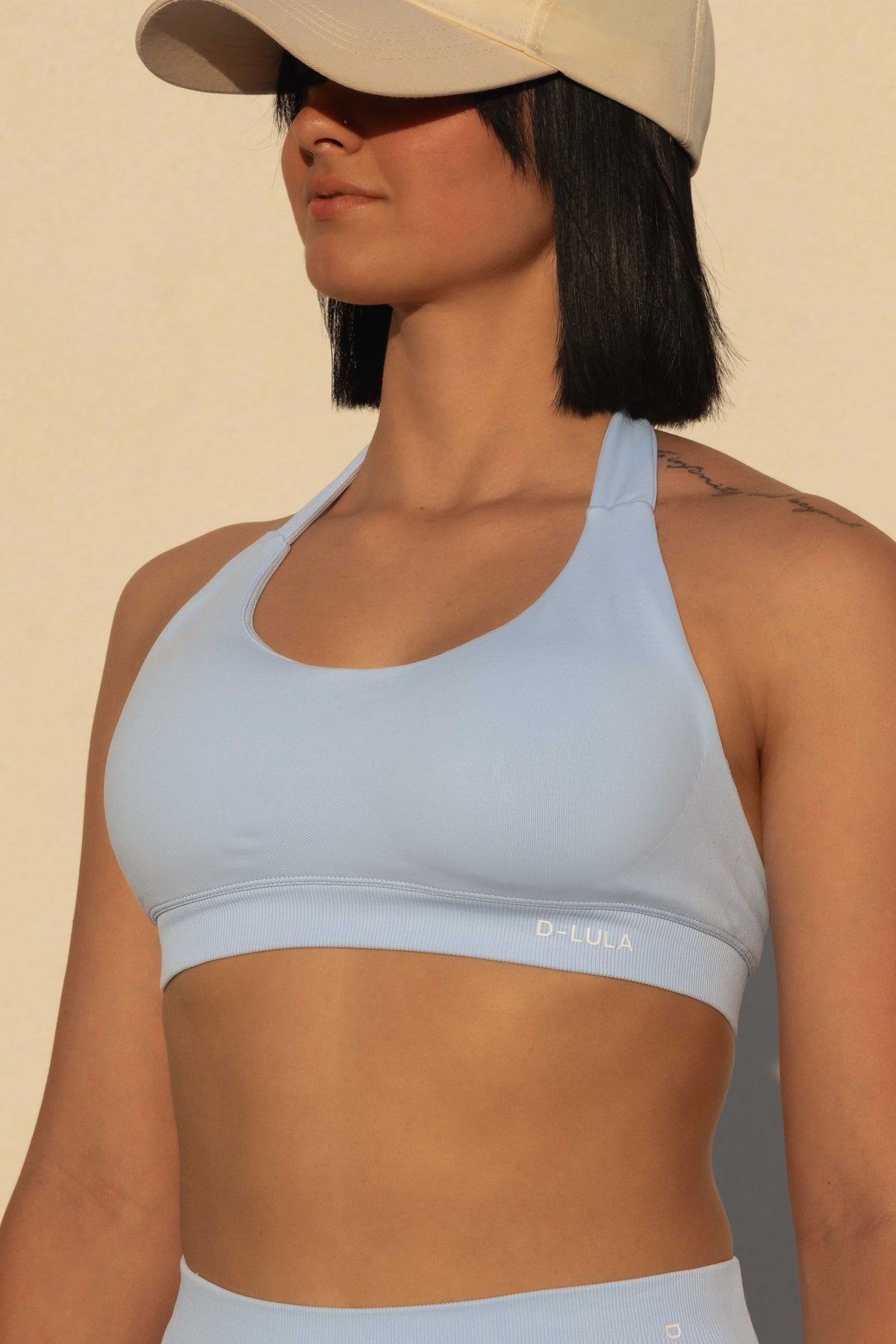 SHAPE SPORTS BRA in soft blue, image 3
