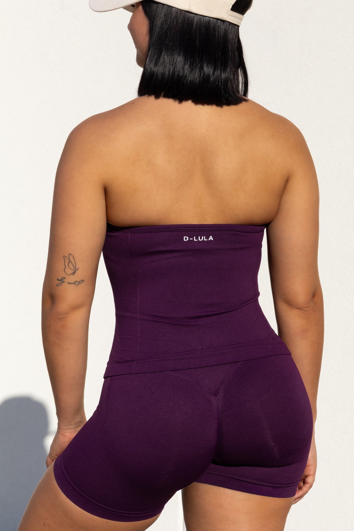 SHAPE LONGLINE TOP in purple, image 2