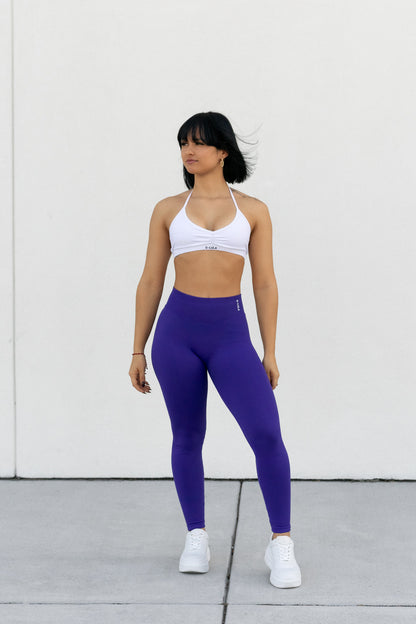 DEEP PURPLE SHAPE LEGGINGS - SCRUNCH