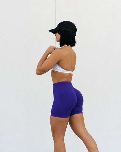 DEEP PURPLE SHAPE SHORTS - SCRUNCH