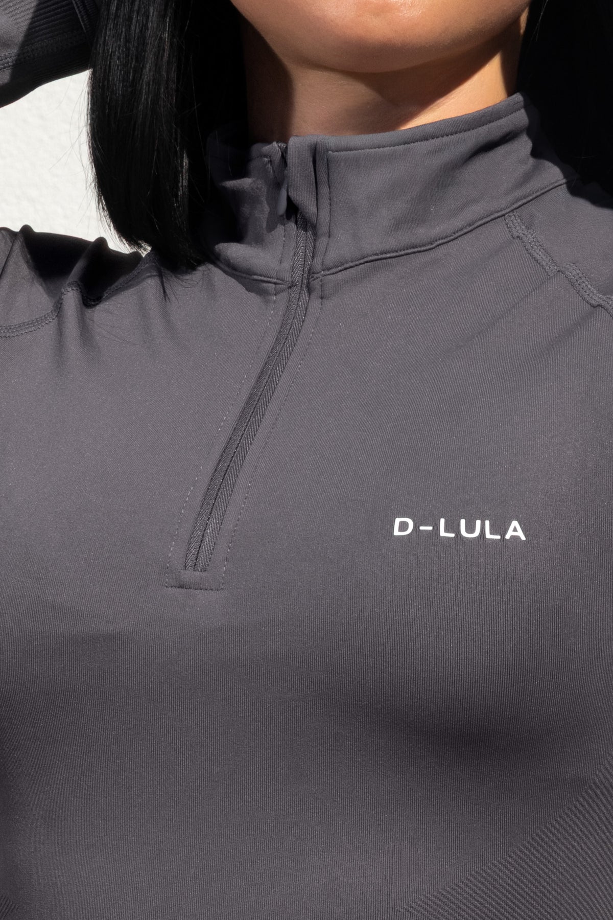 SHAPE HALF ZIP-UP in gray, image 4