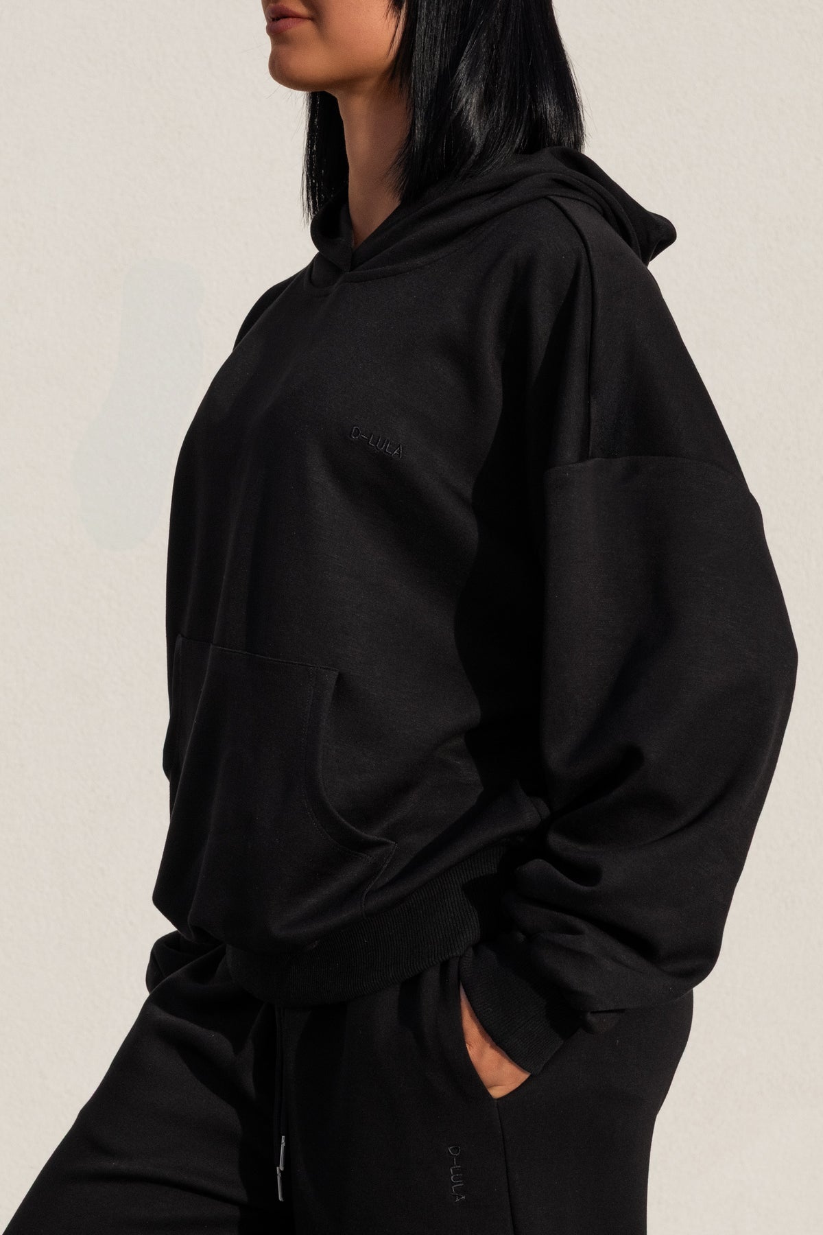 CLOUDFIT HOODIE in black, image 5