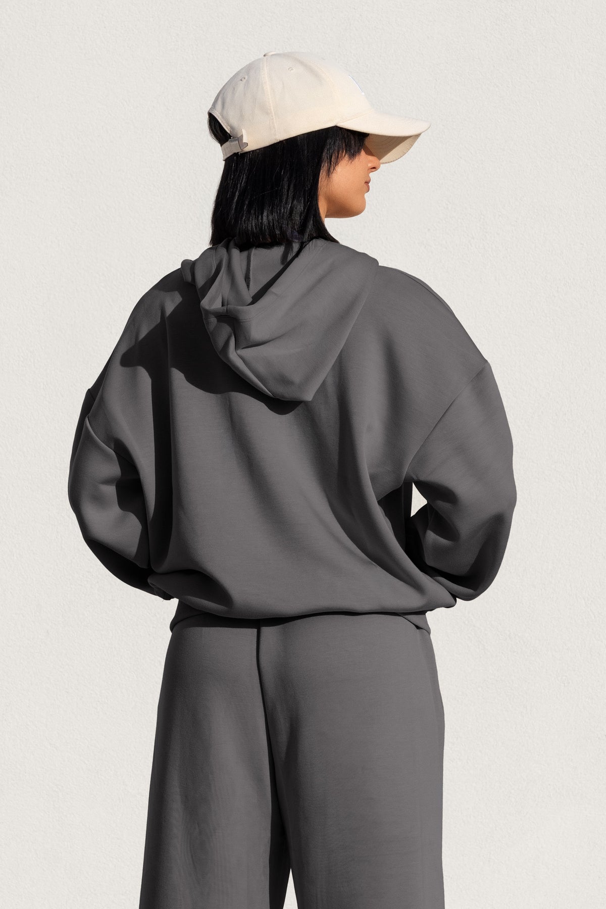 CLOUDFIT HOODIE in gray, image 2
