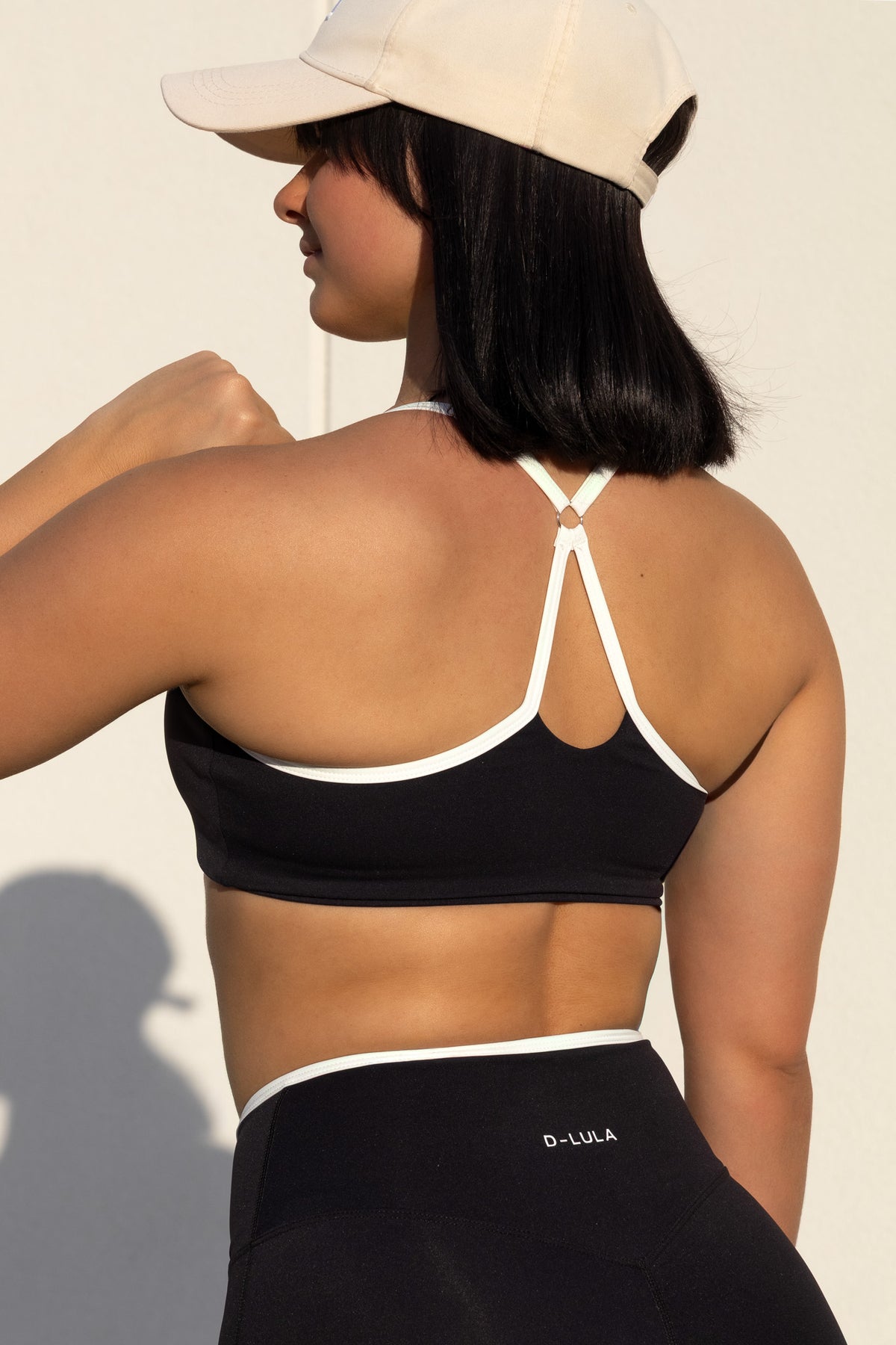 LINE SPORTS BRA in black, image 4