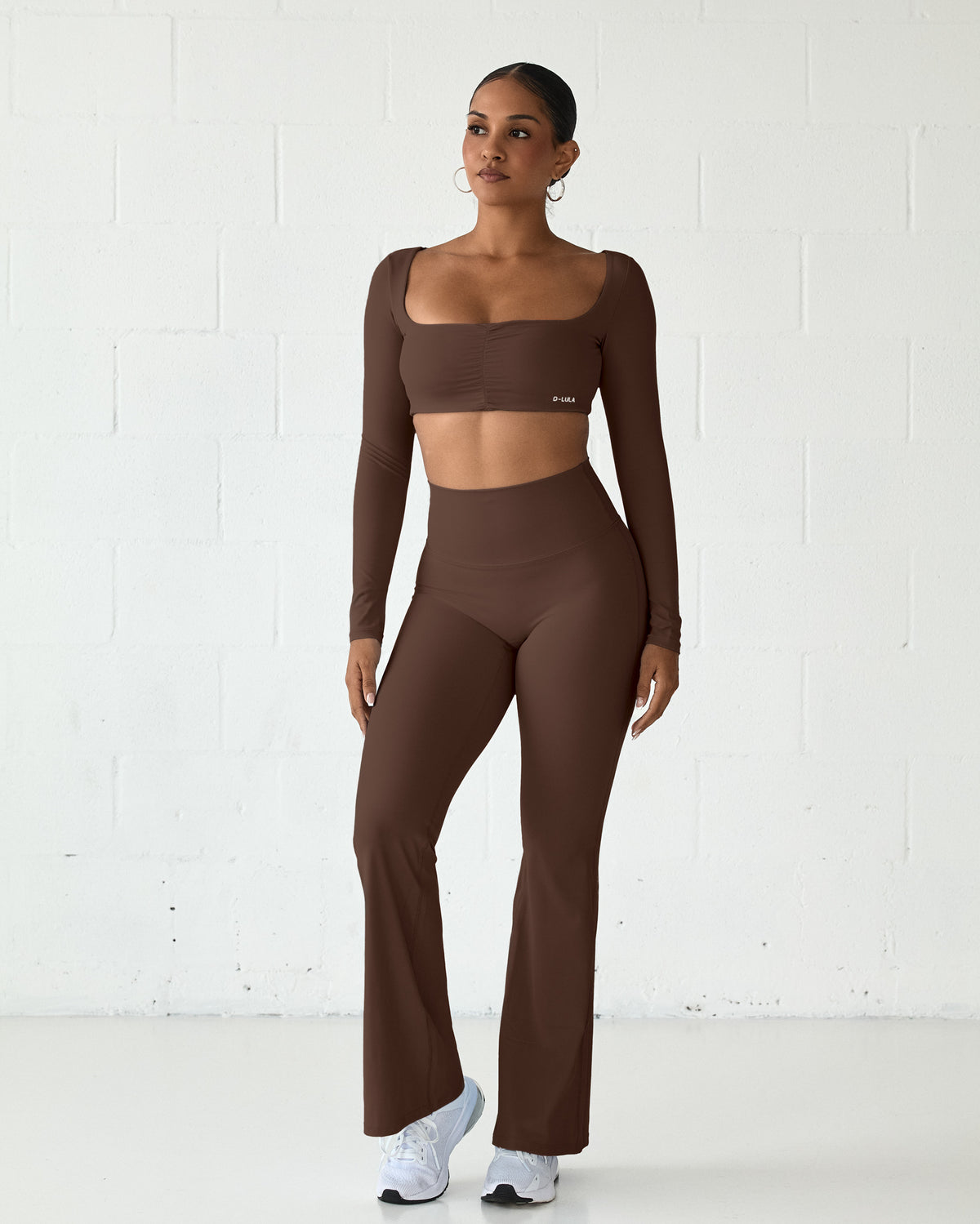 LUXE MOTION FLARE LEGGINGS ESPRESSO