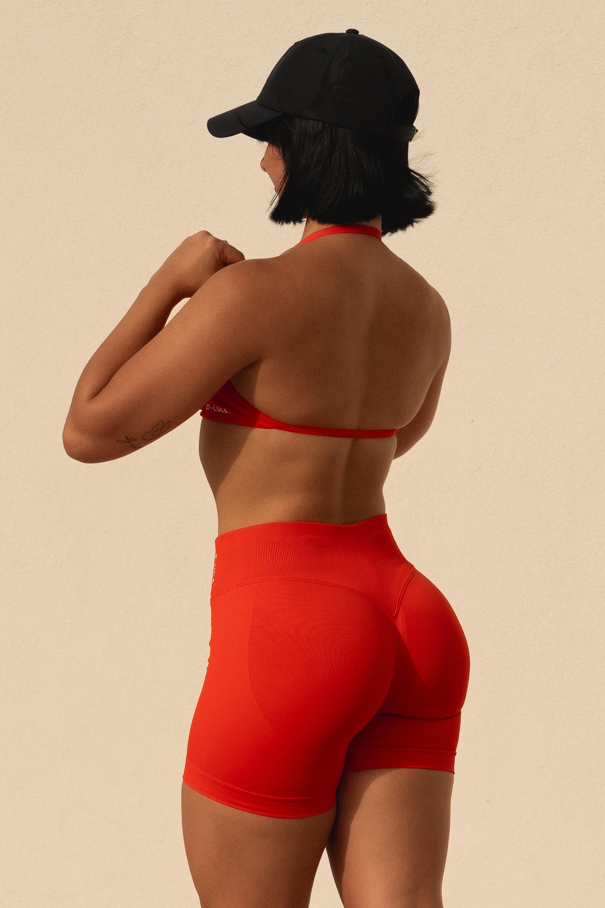 SHAPE SHORTS in poppy orange, image 3