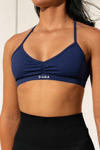 QUEEN BLUE NOVA MINIMAL SPORTS BRA