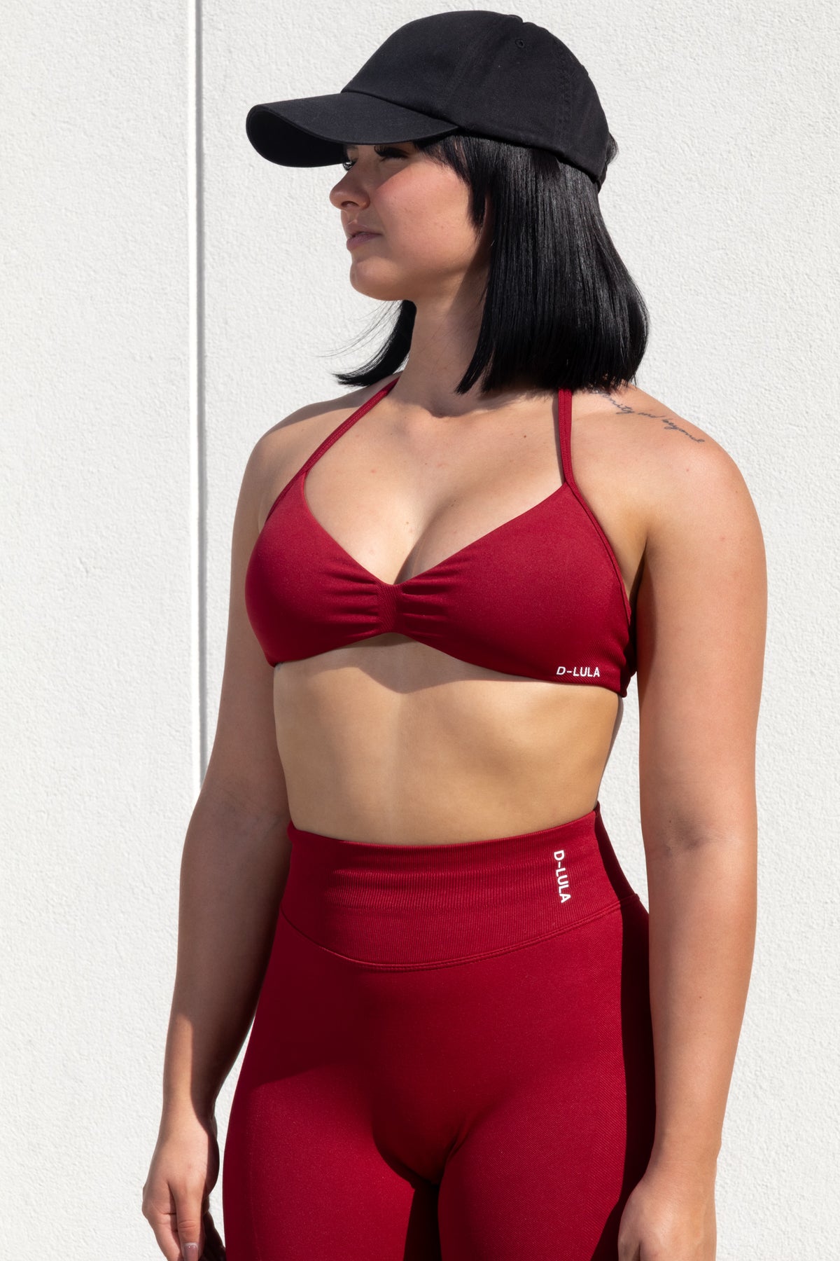 SHAPE MINI SPORTS BRA in red, image 3