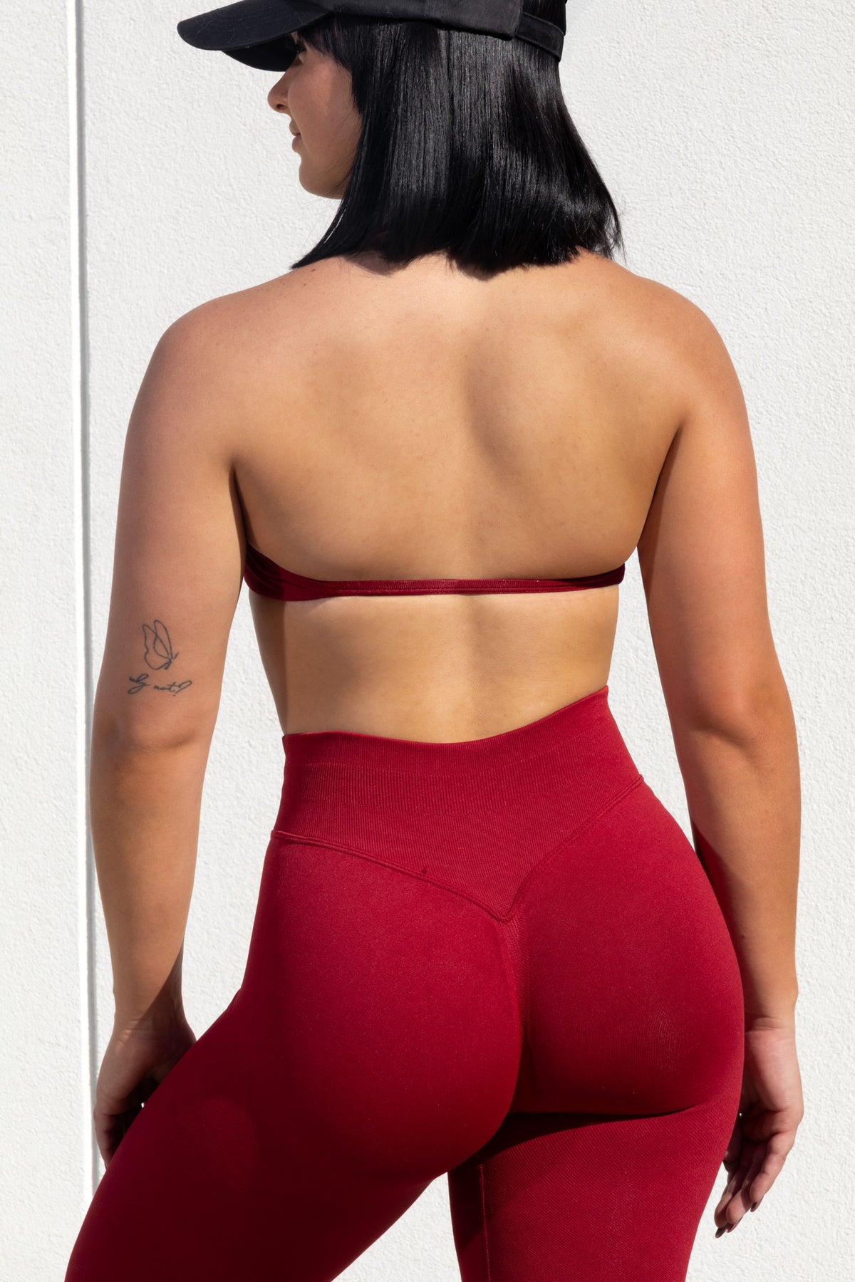 SHAPE MINI SPORTS BRA in red, image 2