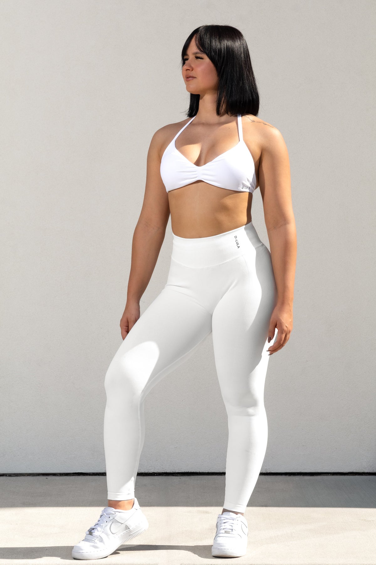 SHAPE MINI SPORTS BRA in white, image 3